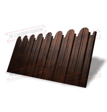 Профнастил фигурный С10 - 0,45 Окрас - А, Print Elite Cherry Wood.