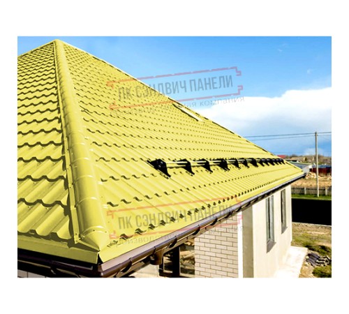 Планка конька круглого R110х2000 ПЭ-1018-0.5