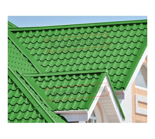 Планка конька плоского 190х190х2000 ПЭ-6018-0.5
