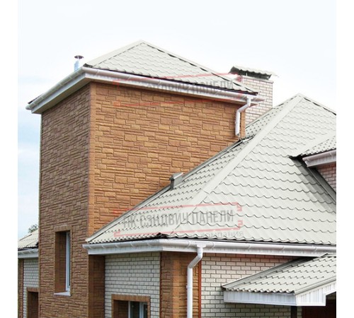 Планка угла внутреннего 115х115х2000 ПЭ-9002-0.5