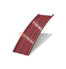 Продольно гнутый фальц профилированный 0,5 RAL 3011 Полиэстер