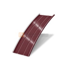 Продольно гнутый фальц профилированный 0,5 RAL 3005 Satin