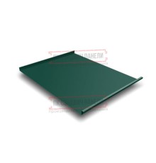 Фальц двойной стоячий 0,5 Satin Мatt RAL6005 зеленый мох с пленкой на замках