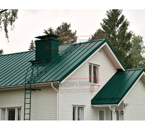 Кликфальц 0,45 Drap RAL6005 зеленый мох