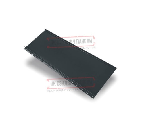 Кликфальц mini 0,45 Drap ST RAL7016 антрацитово-серый с пленкой на замках