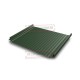 Кликфальц Pro Gofr 0,5 GreenCoat PuRALBT RR11 темно-зеленый (RAL6020 хромовая зелень) с пленкой на замках
