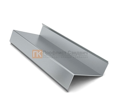 Z-образный профиль 100x45x3000-0,7 мм, оцинкованный