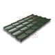 Металлочерепица Камея RAL6020 Velur-0.5