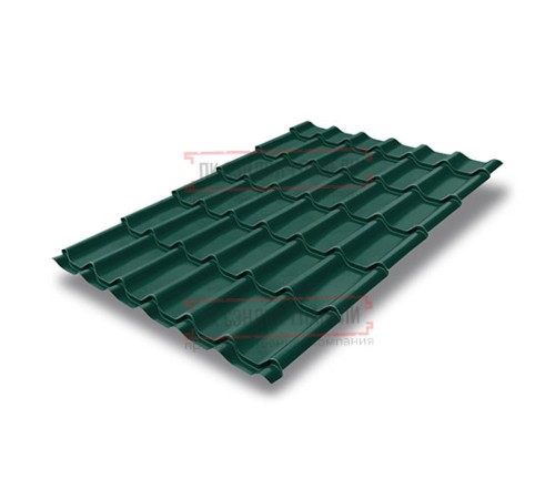 Металлочерепица Классик RAL6005 Quarzit-0,5