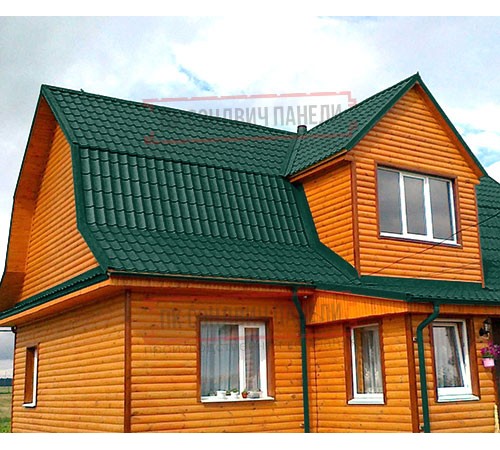 Металлочерепица классик плюс RAL6005 Quarzit lite-0.5