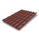 Металлочерепица Классик RAL3009 Satin-0,5