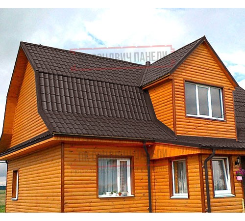 Металлочерепица классик плюс RAL8017 Velur20-0.5