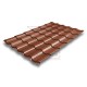 Металлочерепица Кредо RAL8004 Drap-0,45