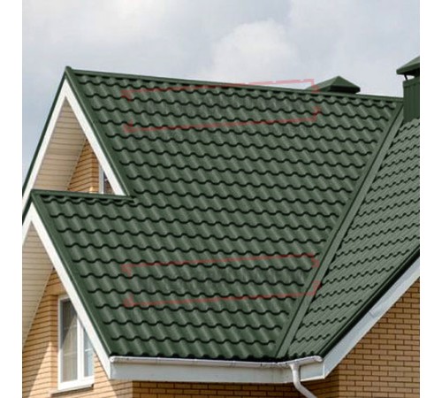 Металлочерепица Кредо RR11 GreenСoat Pural Matt-0,5