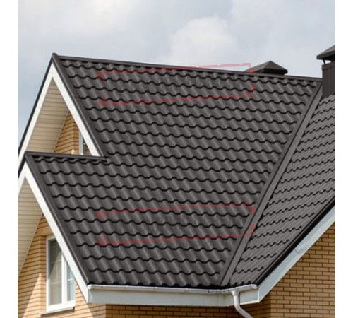 Металлочерепица Кредо RR32 GreenСoat Pural-0,5