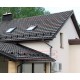 Металлочерепица Квинта плюс 3D RAL7024 Полиэстер-0,45