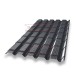 Металлочерепица Квадро профи RAL7024 Satin-0,5