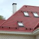 Металлочерепица Супермонтеррей RAL3011 Norman-0.5
