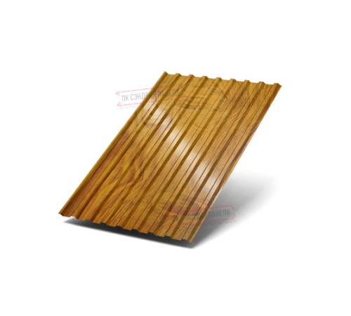Профнастил МП20-1100 ECOSTEEL_ТД-Золотой Дуб-0.5.
