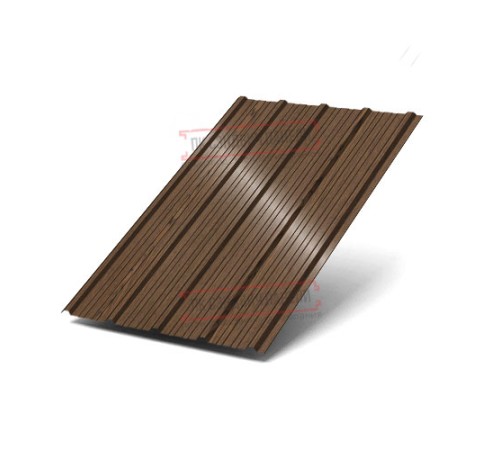 Профнастил ММ35-1000 ECOSTEEL Мореный Дуб-0.5