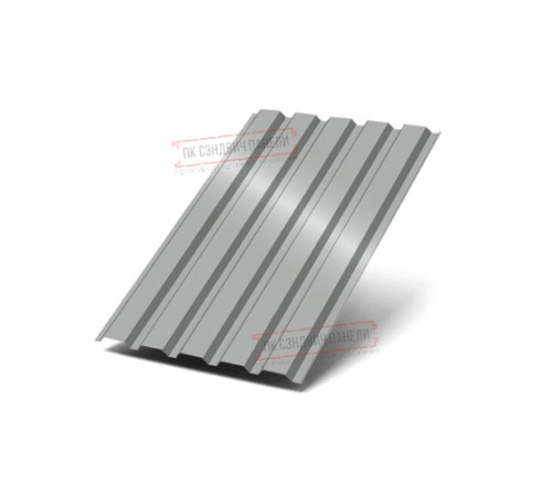 Профнастил МП35-1035 Призма RAL-9006-0.5