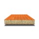Сэндвич панели без замков с минеральной ватой, ширина 1000 мм, толщина 20 мм, 0.5/0.5, RAL2004