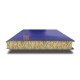Сэндвич панели гладкие с минеральной ватой, ширина 1000 мм, толщина 80 мм, 0.5/0.5, RAL5002