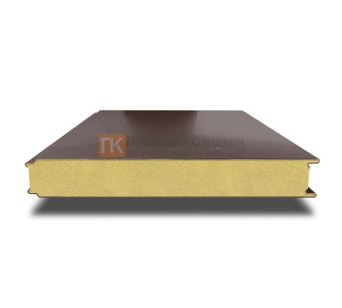 Сэндвич панели гладкие с пенополиуретаном, ширина 1000 мм, толщина 30 мм, 0.5/0.5, RAL8017