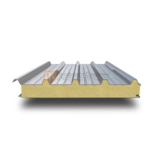 Нержавеющие сэндвич панели кровельные с пенополиуретаном, ширина 1200 мм, толщина 10 мм, 0.5/0.5, AISI 304