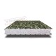 Сэндвич панели стеновые с пенополистиролом, ширина 1000 мм, толщина 200 мм, 0.5/0.5, милитари