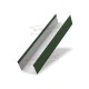 Крышка 65х40 жалюзи Milan,Tokyo 0,5 GreenСoat Pural RAL 6020 хромовая зелень