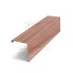 Декоративная накладка на столб угловая жалюзи Milan,Tokyo 0,45 Print Elite White Wood