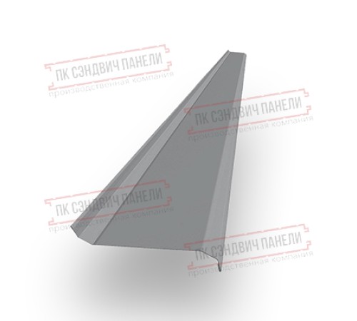 Забор-жалюзи S 58х151 мм, ПЭ, Ral 7004 - 0,5мм