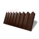 Профнастил фигурный С20 - 0,45 Окрас - Б, Print Elite с пленкой Choco Wood.