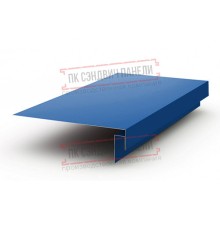 Планка карнизного свеса сложная 250х50х2000 ПЭ-5005-0.45