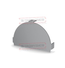 Заглушка конька круглого простая Norman ПЭ-7004-0.5
