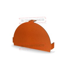 Заглушка конька круглого простая AGNETA-CopperCopper-0.5