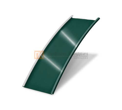 Продольно гнутый фальц гладкий 0,5 RAL 6005 Quarzit lite