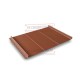 Кликфальц Line 0,5 Satin Мatt RAL8004 терракота