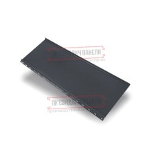 Кликфальц mini 0,5 Satin RAL7024 мокрый асфальт с пленкой на замках