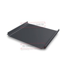 Кликфальц Pro 0,5 PurPro Matt 275 RAL7024 мокрый асфальт с пленкой на замках