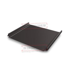 Кликфальц Pro 0,5 Rooftop Matte RR32 темно-коричневый с пленкой на замках