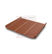 Кликфальц Pro Line 0,45 Drap RAL8004 терракота с пленкой на замках