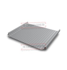 Кликфальц Pro Gofr 0,45 Drap RAL7004 сигнальный серый с пленкой на замках