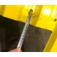 Продольно гнутый профнастил для укрытий конвейеров Н57ПГ-960, 1,0, нержавеющий