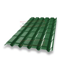 Металлочерепица Монкатта RAL6002 Полиэстер-0,45