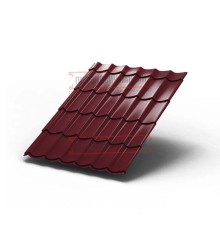 Металлочерепица Монтеррей RAL3005 Призма-0.5