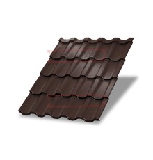 Металлочерепица Трамонтана-SL RAL8017 PURETAN-0.5