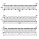 Сэндвич-панель для холодильных камер с пенополиуретаном, ширина 1200 мм, толщина 120 мм, 0.5/0.5, RAL2004