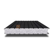 Сэндвич-панель для холодильных камер с пенополистиролом, ширина 1200 мм, толщина 10 мм, 0.5/0.5, RAL9005